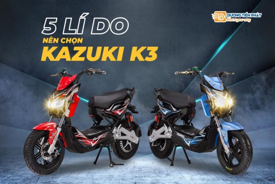 5 lí do nên chọn xe máy điện Xmen Kazuki K3