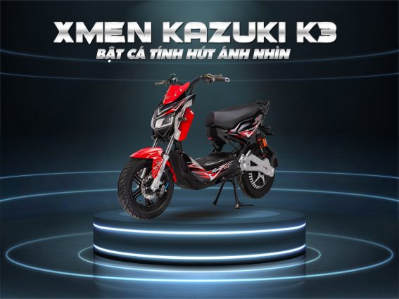 Xe điện Xmen Kazuki K3 - Bật cá tính, hút ánh nhìn